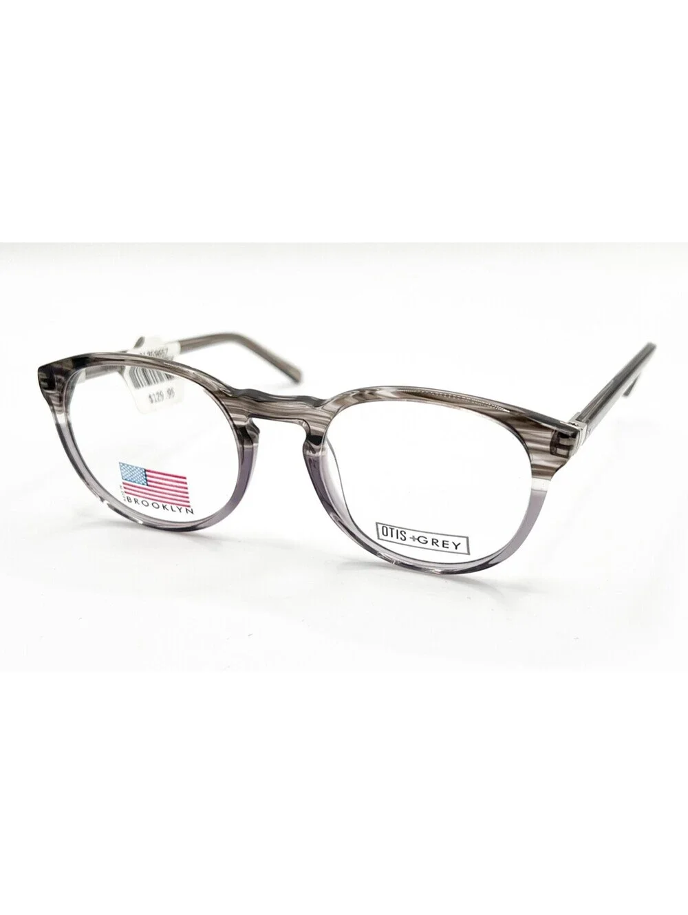 Otis Grey Og Us 20202 847 Black-Silver Authentic Eyeglasses 49-20-140
